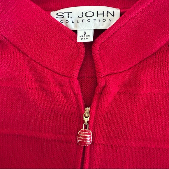 St. John Collection Knit Welted Jacket - Picture 5 of 6